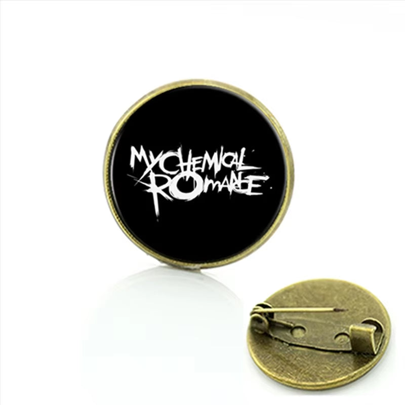 2021 Fashion Badge Jewelry Rock Band My Chemical Romance Brooch Music Band Pins Gift for Men and Women C465