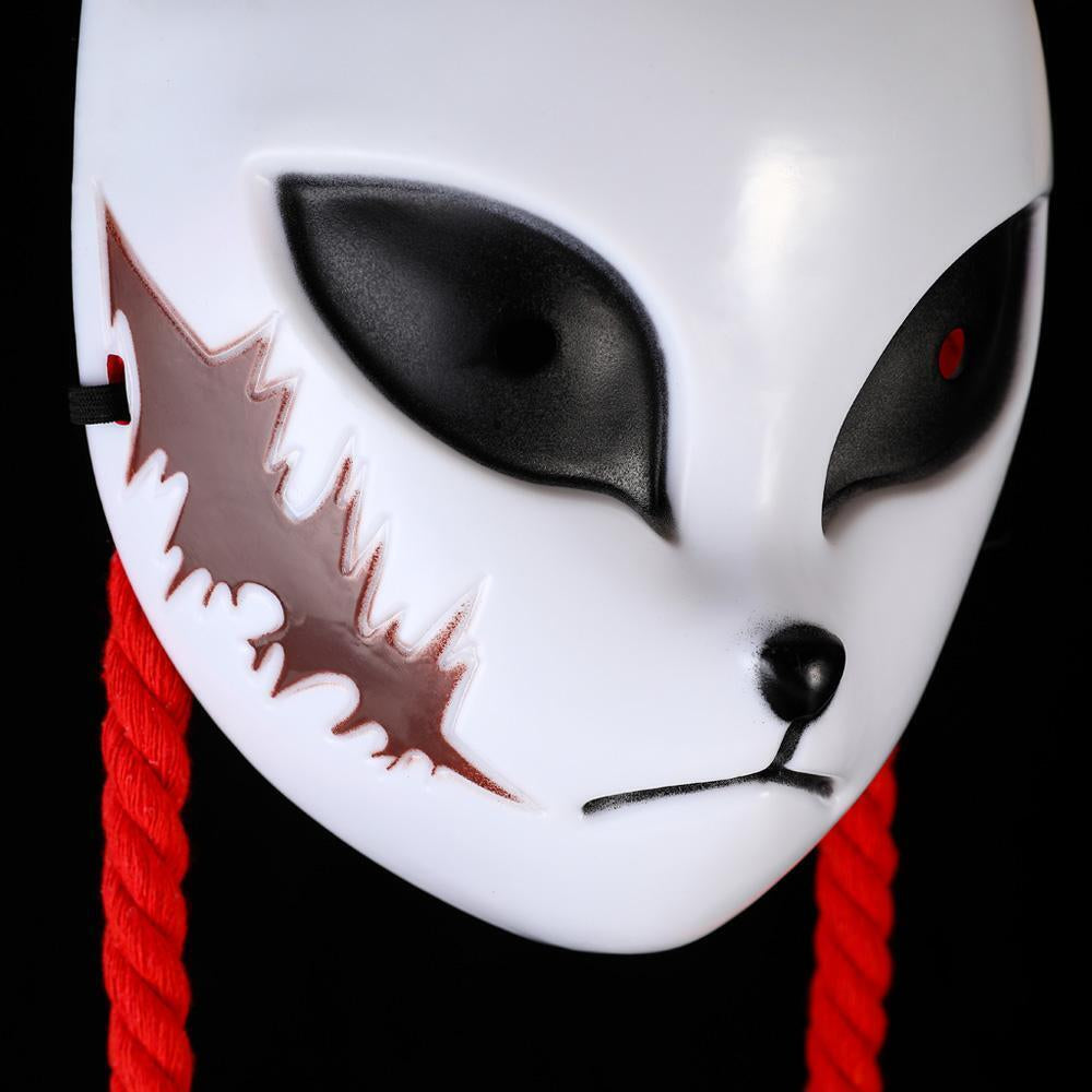 Japanese Anime Demon Fox Mask Cosplay Sabito Makomo Tanjiro Thicken Plastic Anim