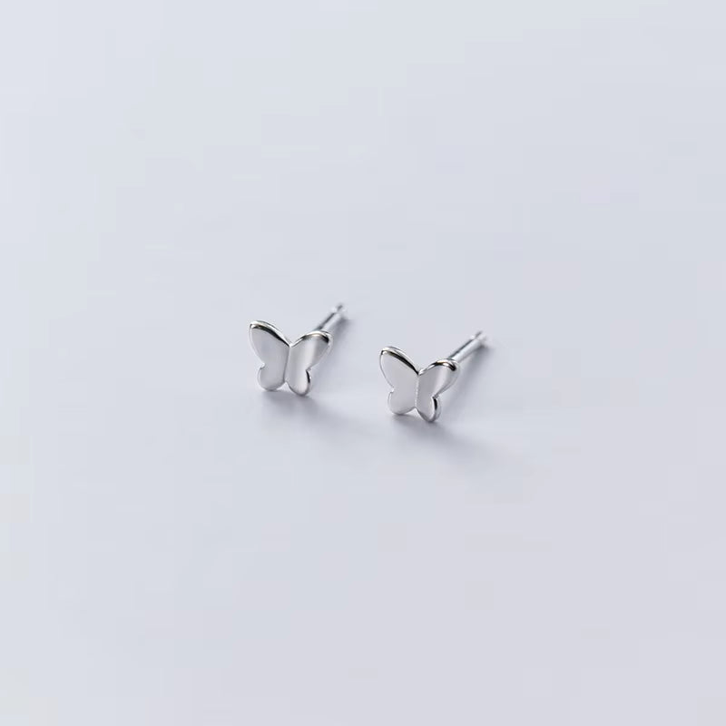 925 Sterling Silver Butterfly Earrings for Women Stud 925 Small Silver Earrings Jewelry Woman Earring Stud Silver 925